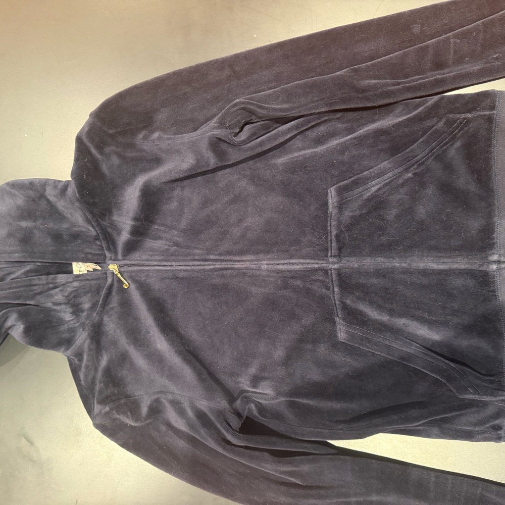Women’s Navy Blue Hoodie Juicy Couture Sweater